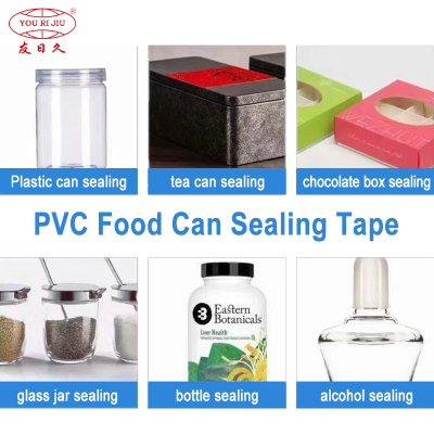 Yourijiu Food Can Box Sealing No Residual PVC Transparent Tape